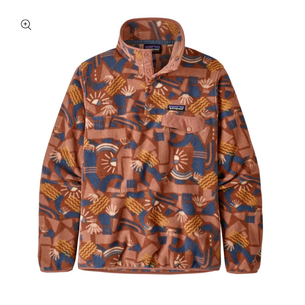 Patagonia Synchilla Canyon Block Big Sisu Aztec Snap-T Fleece Women’s Medium